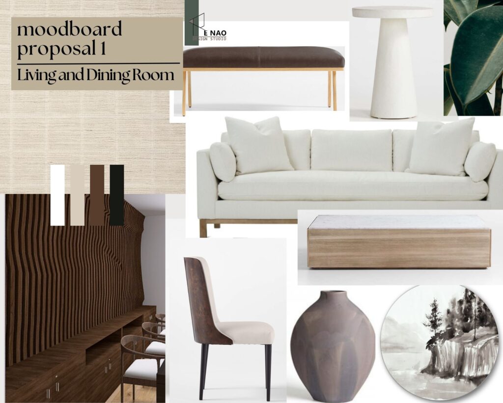 furniture and finishes Moodboard