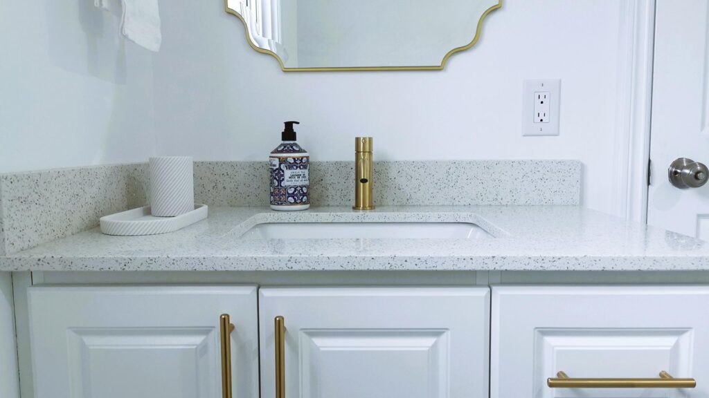 Master Bathroom showing sink with counter