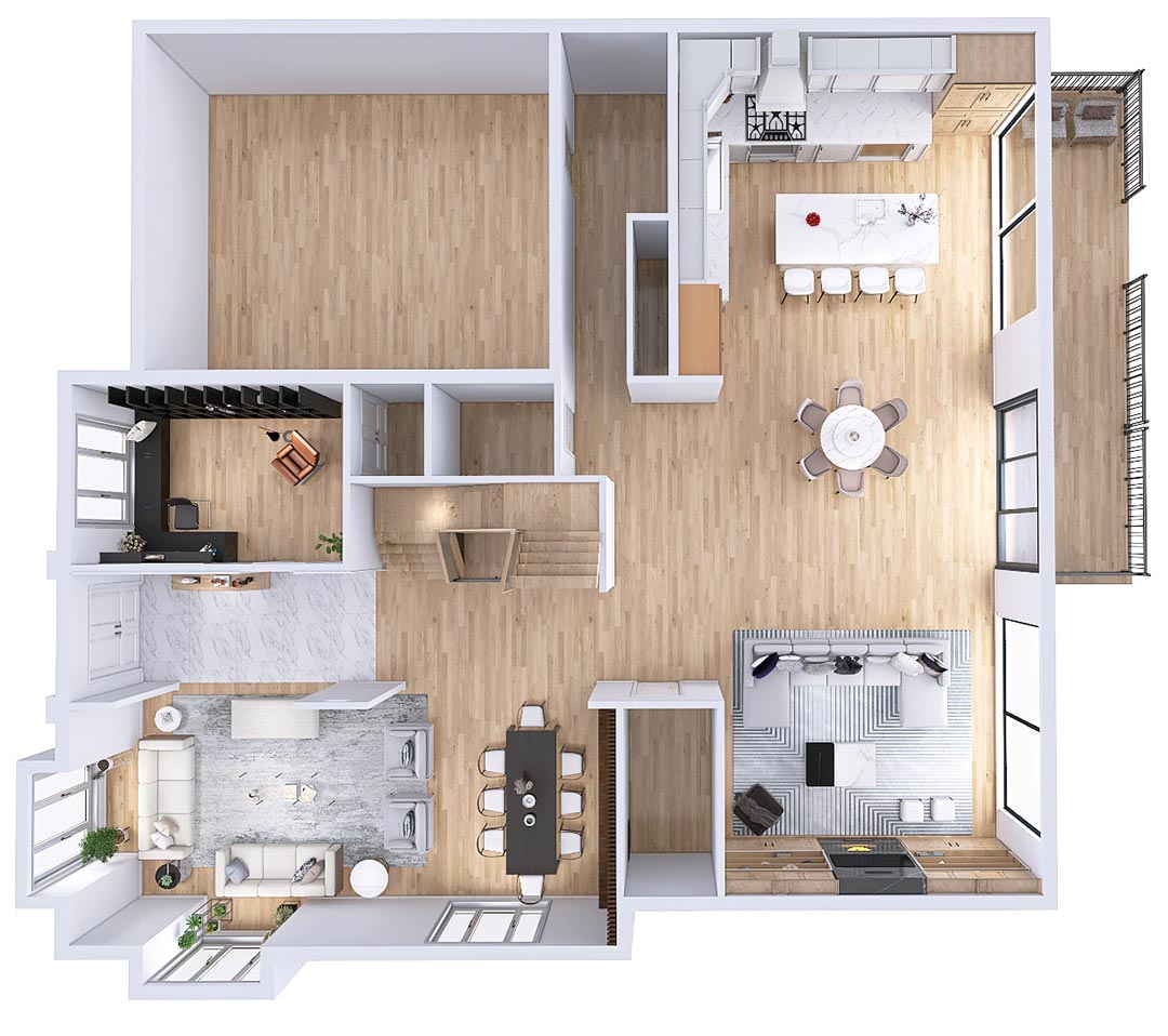 3D Home Floorplan